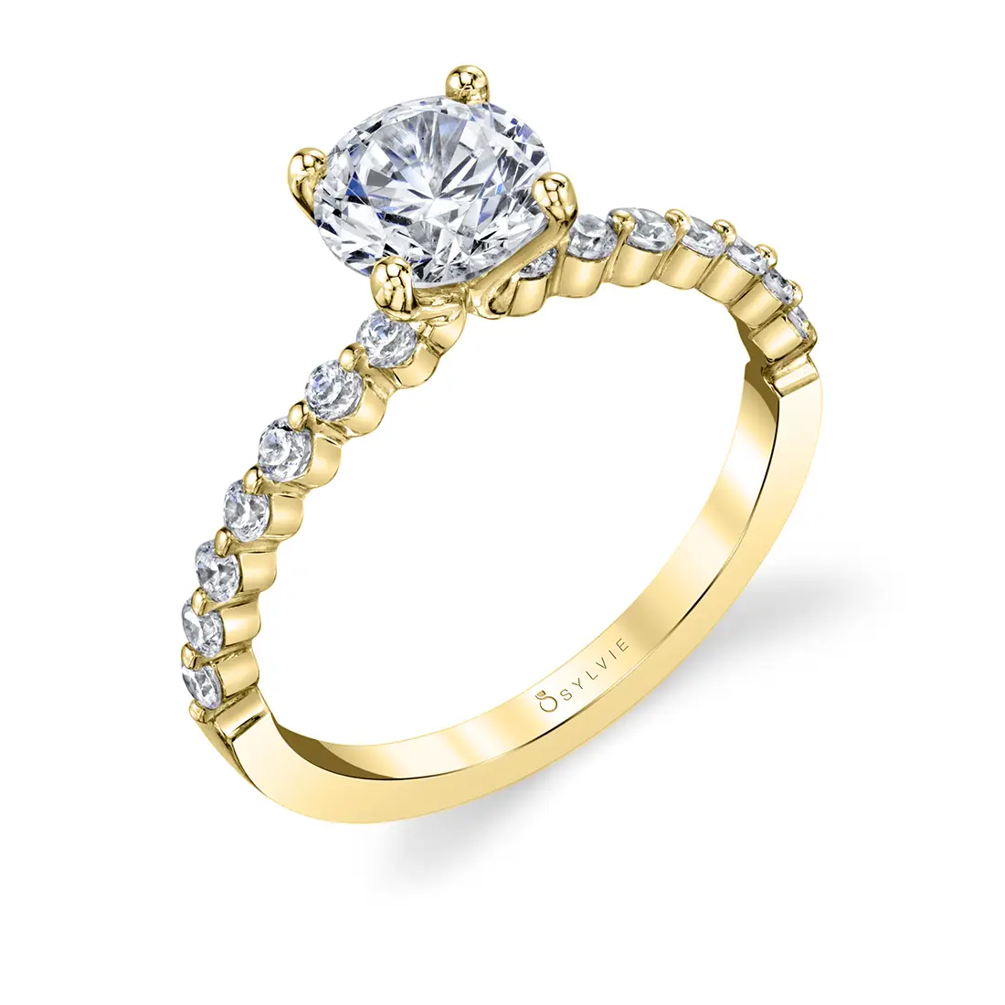 Single Prong Engagement Ring--029lvie