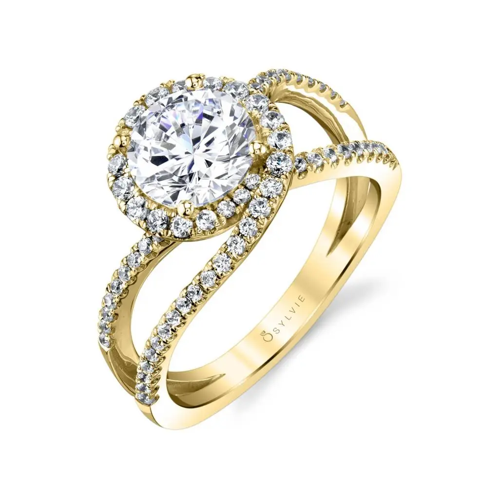 split shank engagement ring