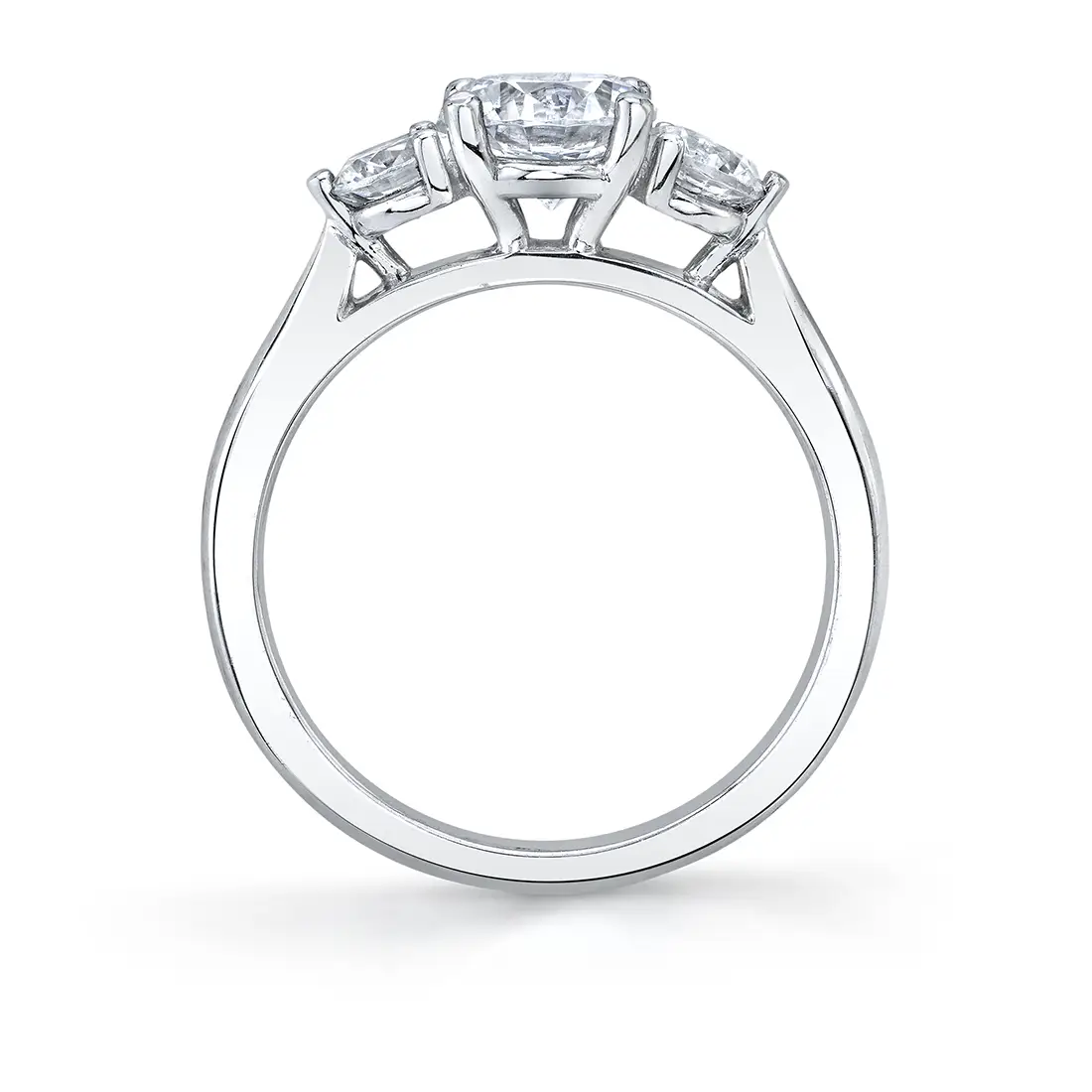 profile image of a three stone engagement ring