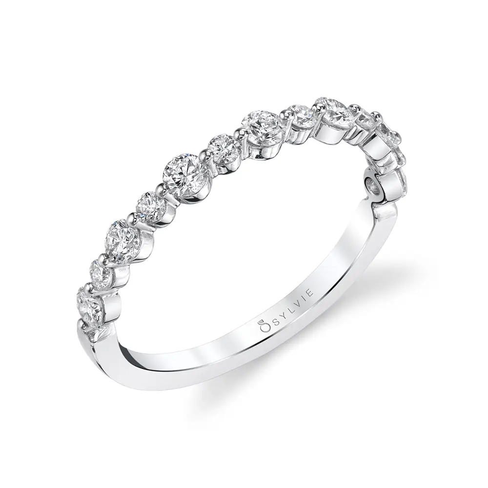 Stackable Wedding band B1P13-051-ALT