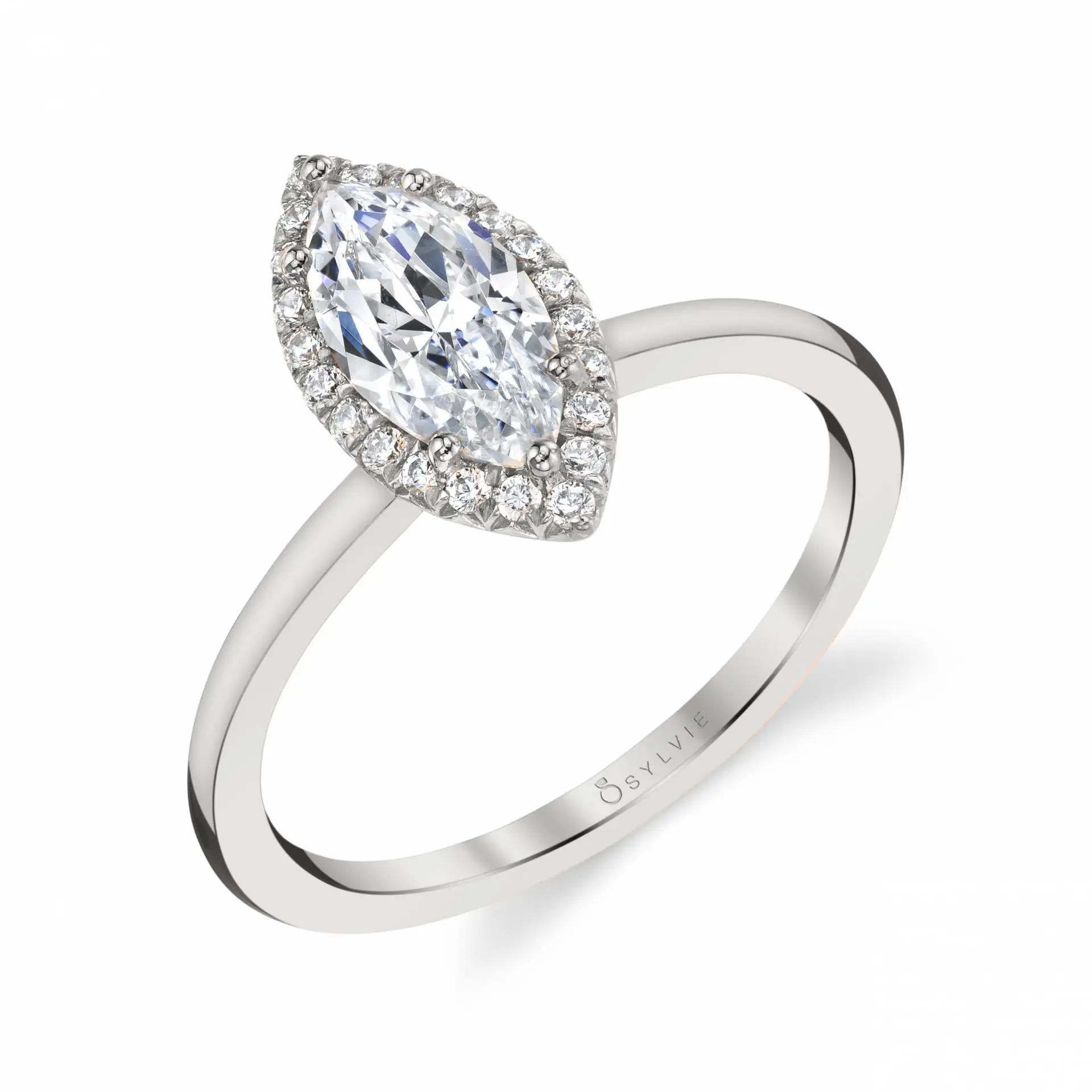 Marquise Cut Engagement Ring