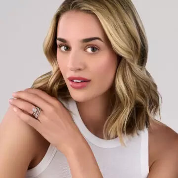 White Gold Stackable Wedding Band