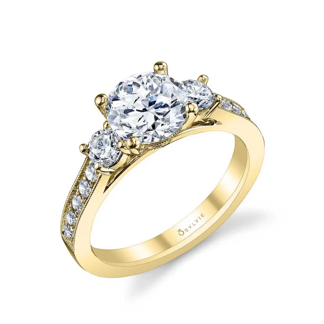 3 Stone Engagement Ring