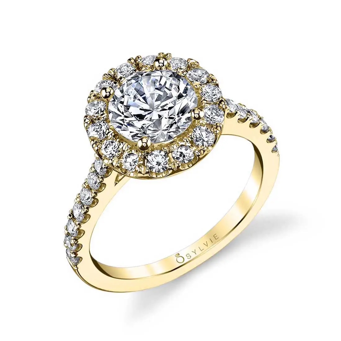 Classic Halo Engagement Ring