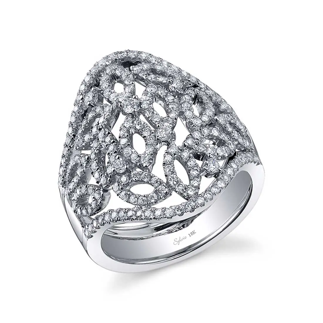 Modern Diamond Ring