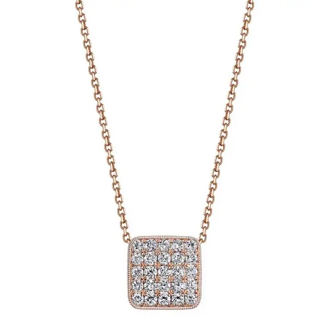 Tiffany Knot Pendant in Yellow Gold with Diamonds | Tiffany & Co.