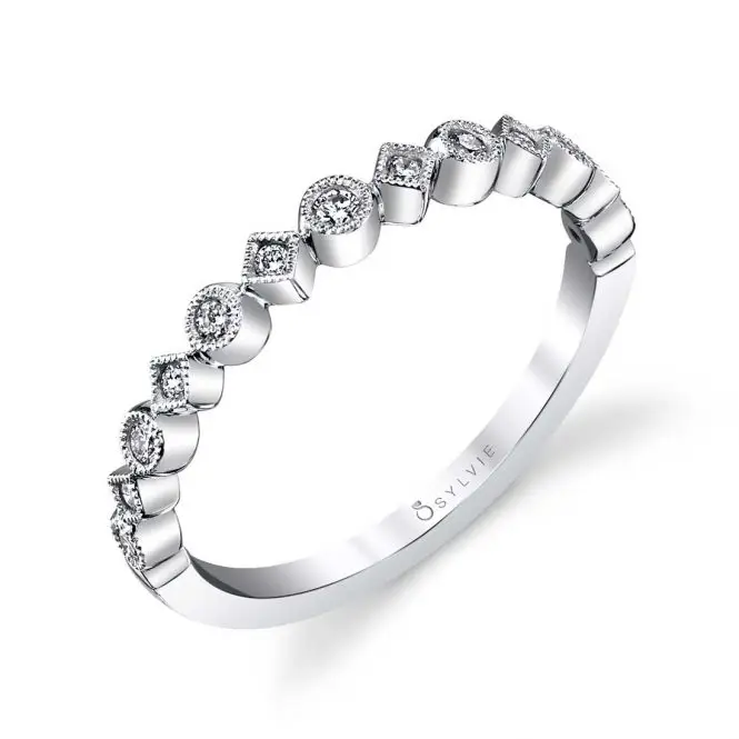 Modern Stackable Wedding Band