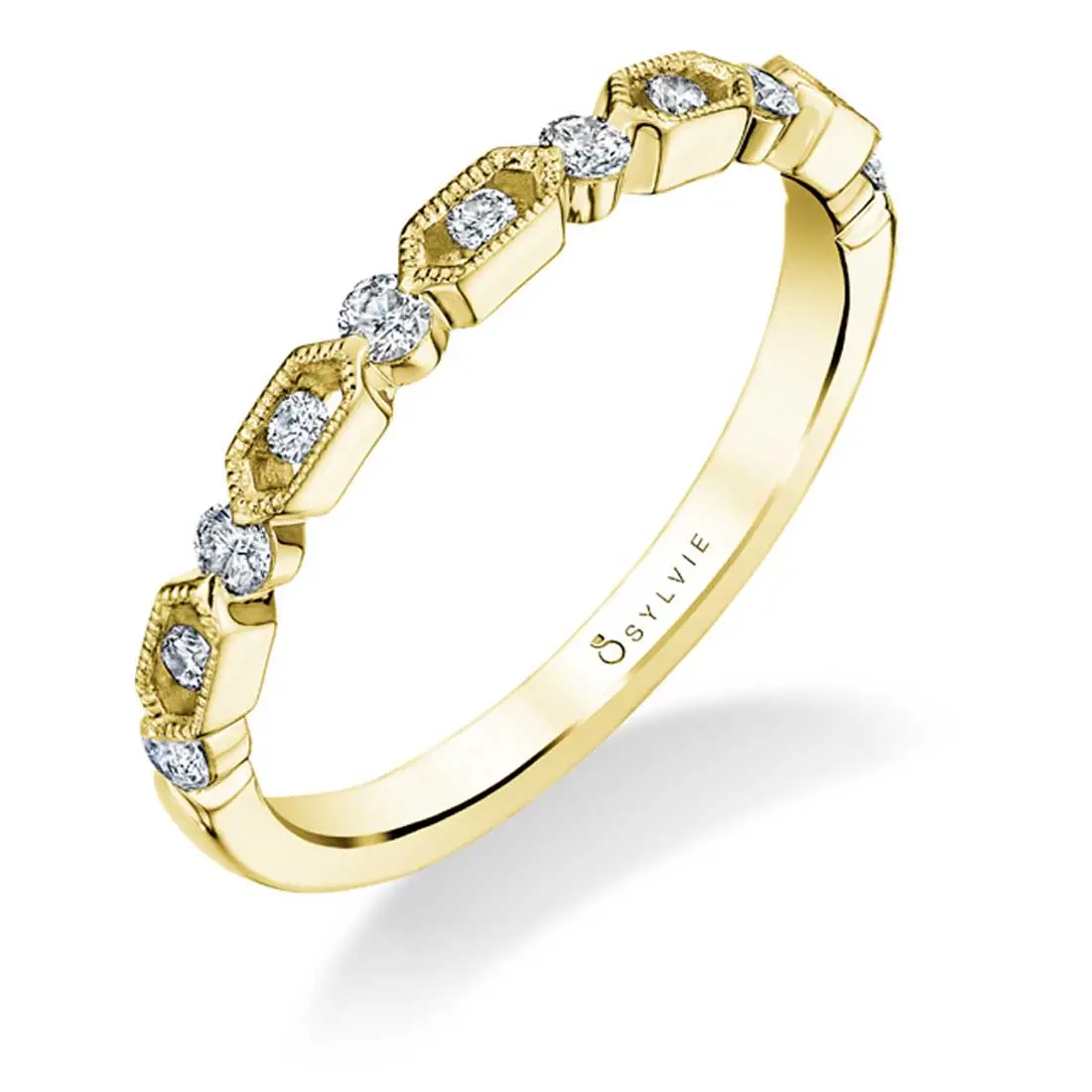 Modern Yellow Gold Wedding Band