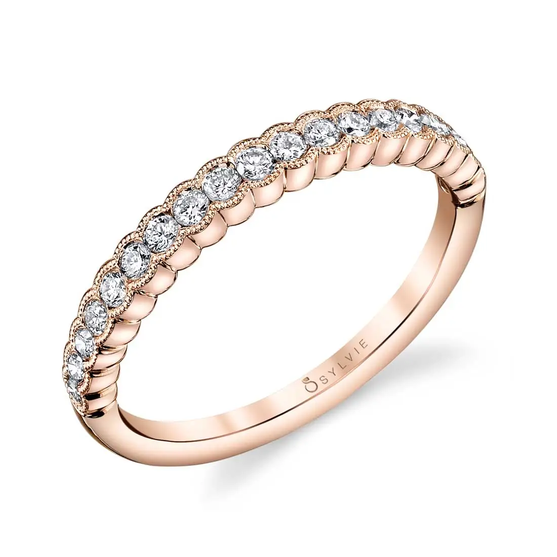 Rose Gold Stackable Wedding Band