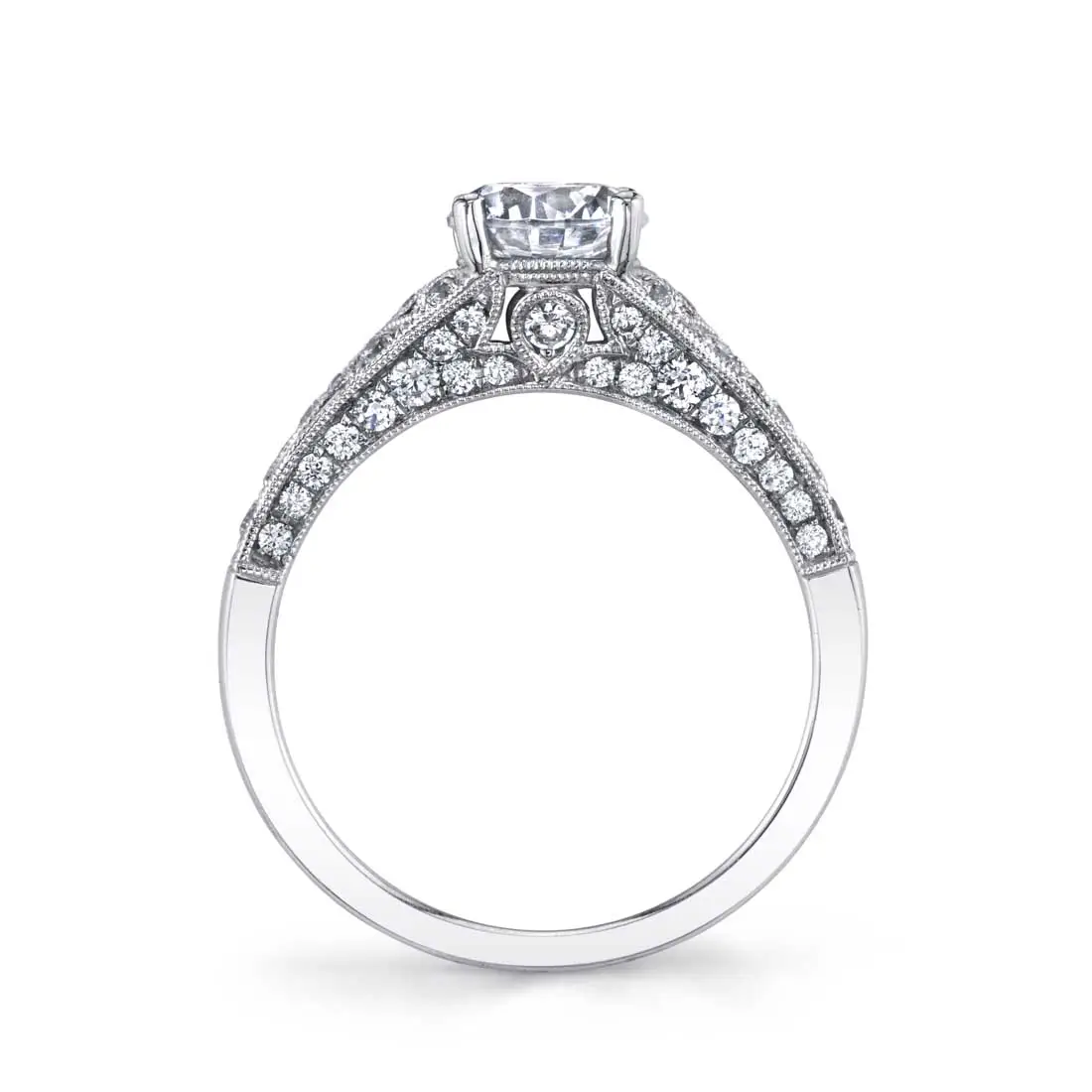 Vintage princess best sale cut wedding rings