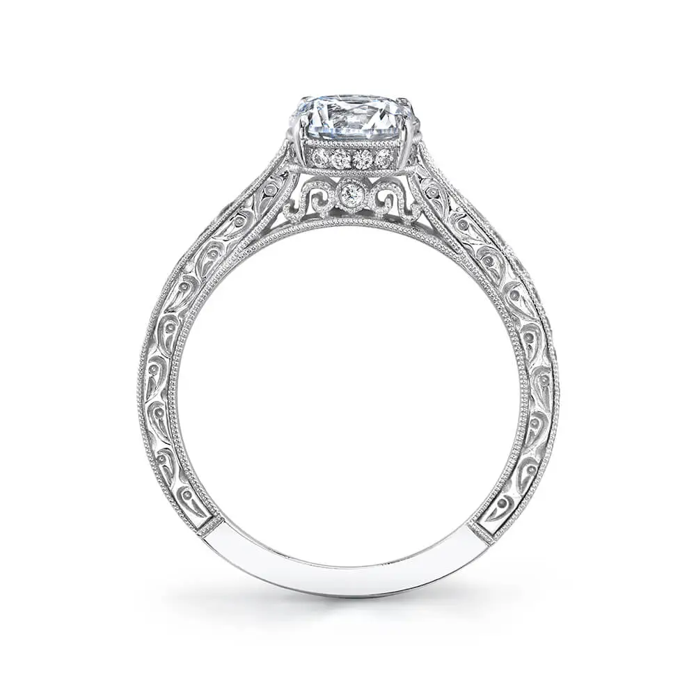 Round Cut Classic Engagement Ring - Geneva
