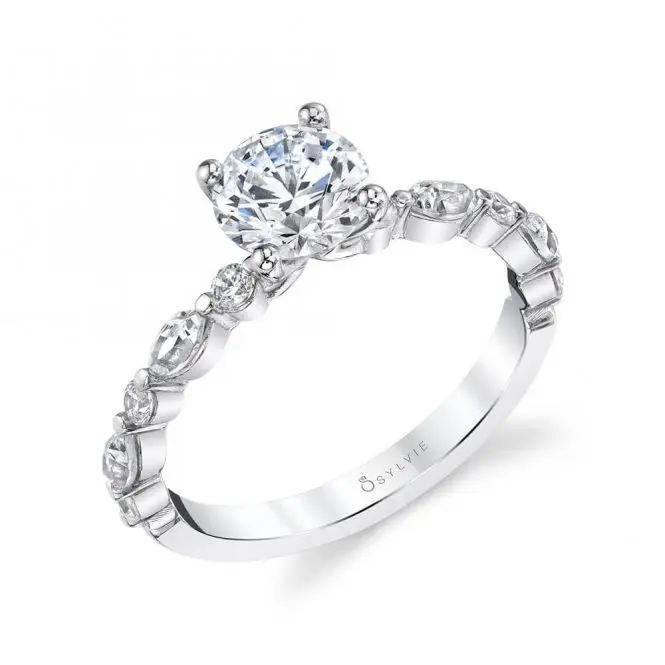round-cut-unique-engagement-ring-felicity-white gold