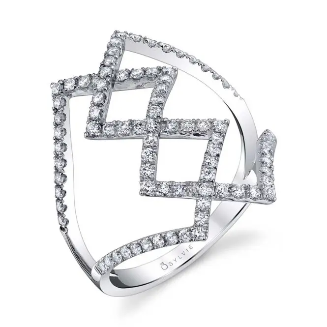 Unique Diamond Fashion Ring