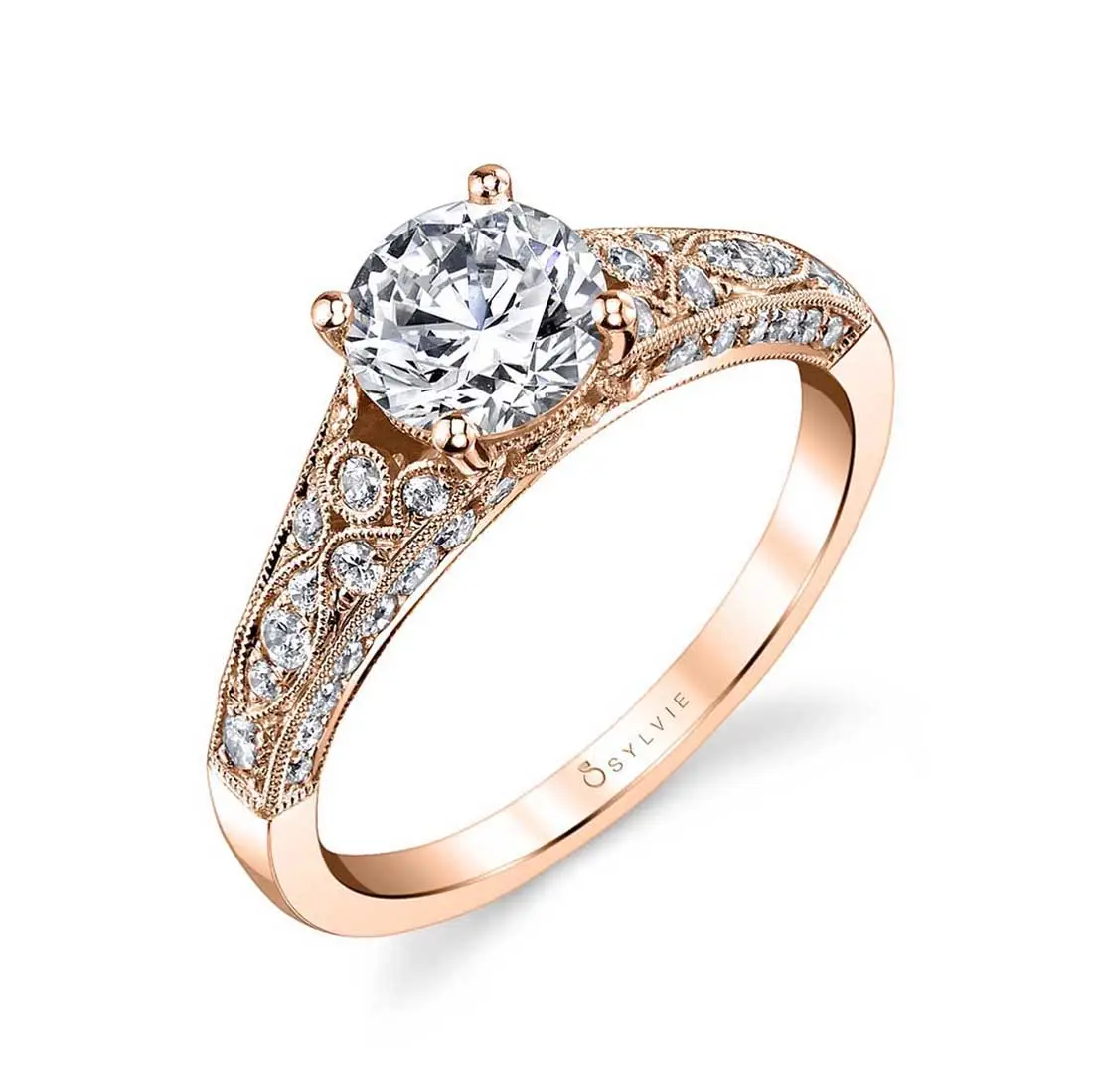 Delicate vintage cheap engagement rings