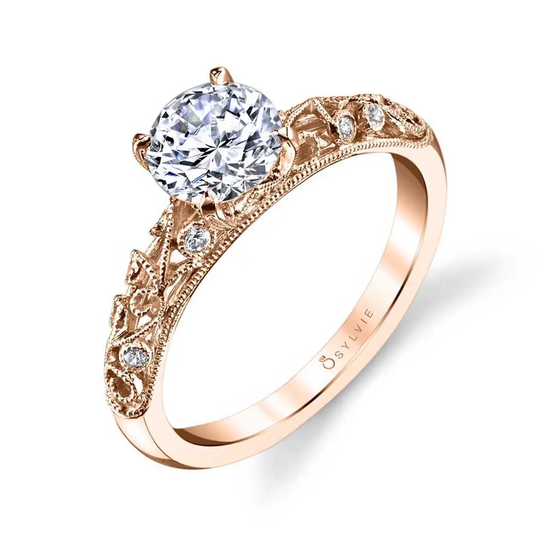 Vintage Engagement Ring, Emerald Cut Diamond Ring - Shraddha Shree Gems