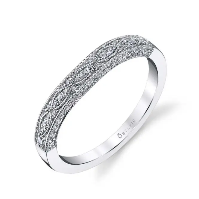 Vintage style 2025 wedding bands