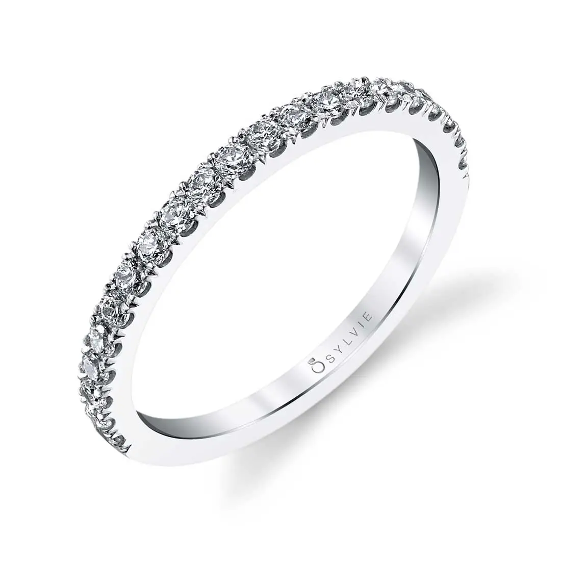 White Gold Classic Wedding Band - Marielle