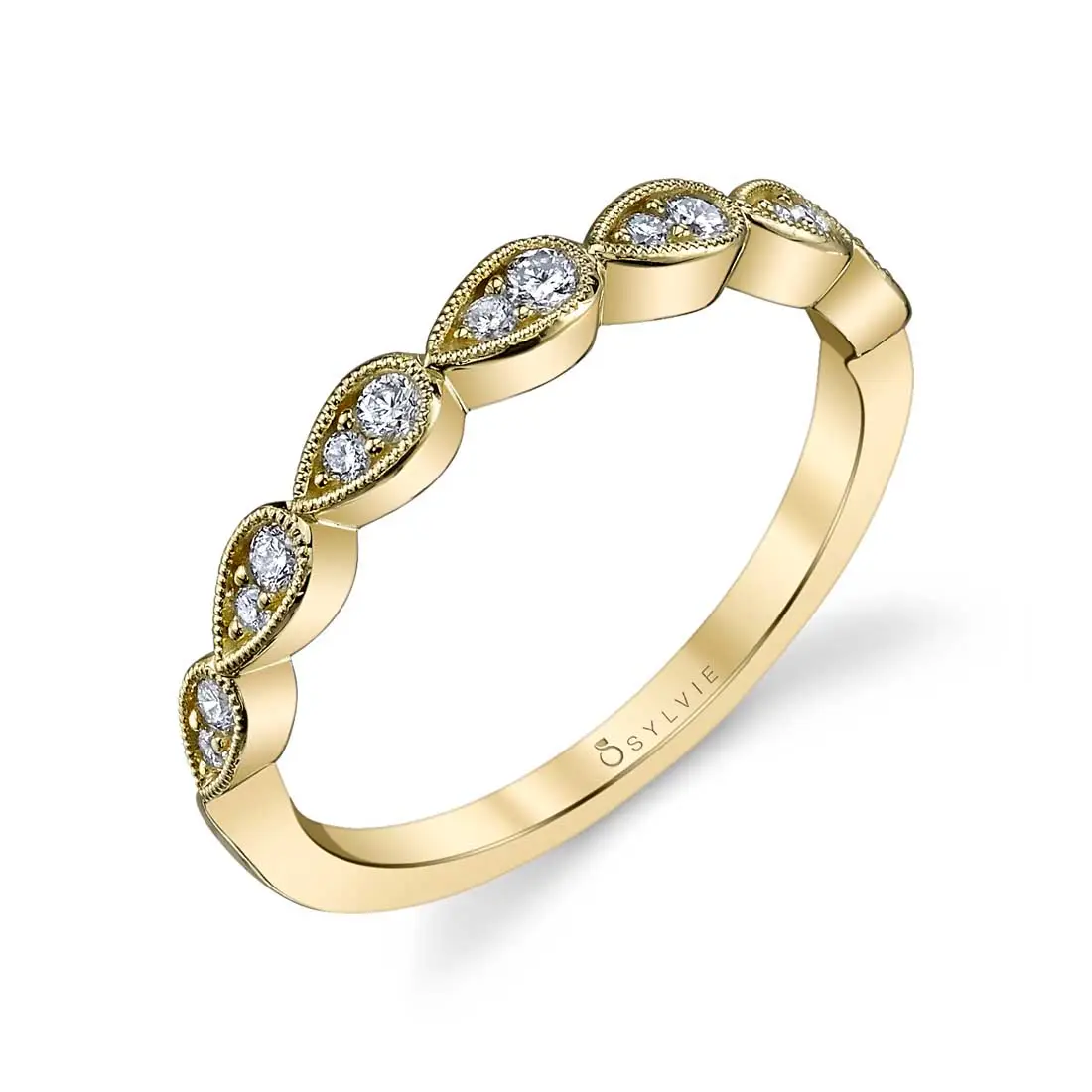 Yellow Gold Stackable Wedding Band