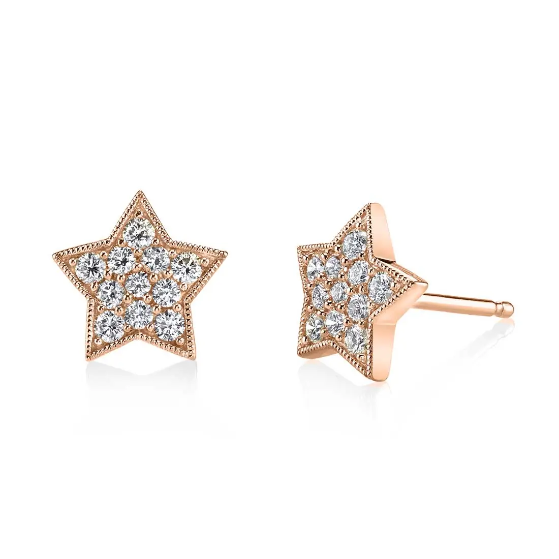 Diamond Star Earrings