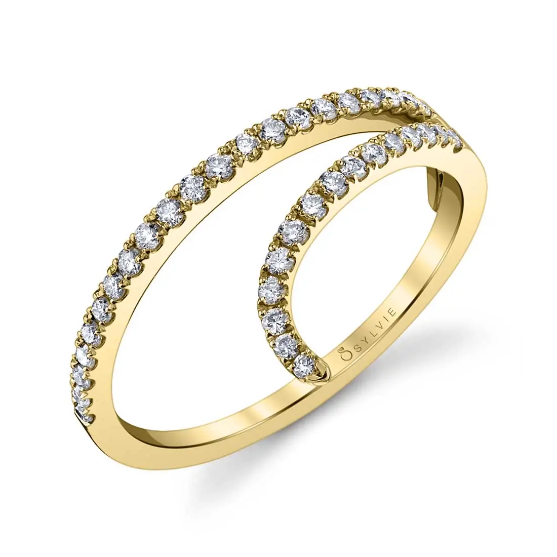 Swirl Diamond Band