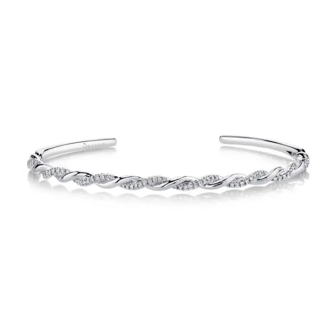 Spiral Diamond Bracelet