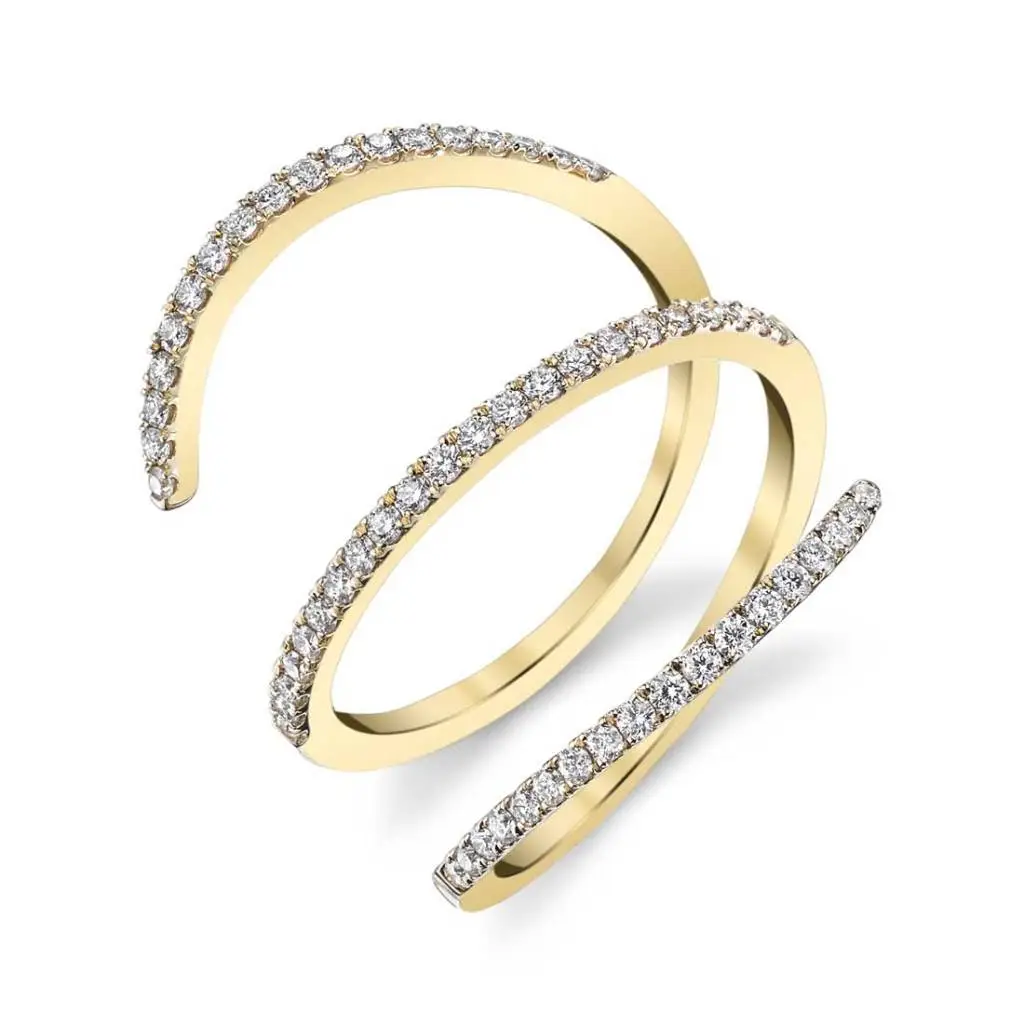 Free Form Diamond Ring FR731 Sylvie
