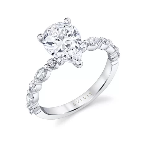 Gemstone vs Diamond Engagement Rings 10 gemstone vs diamond engagement ring 10