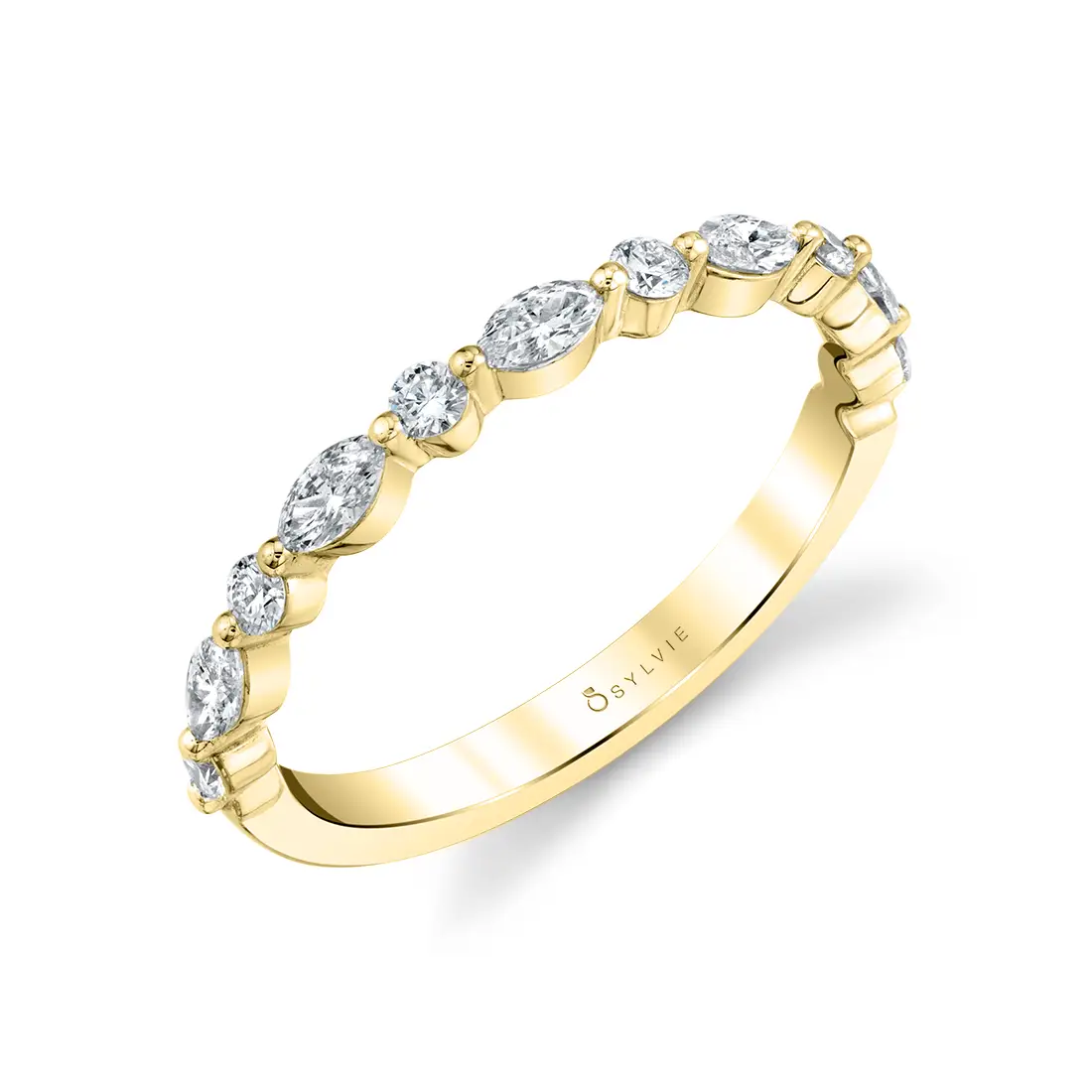 Stackable wedding band -50A4WL