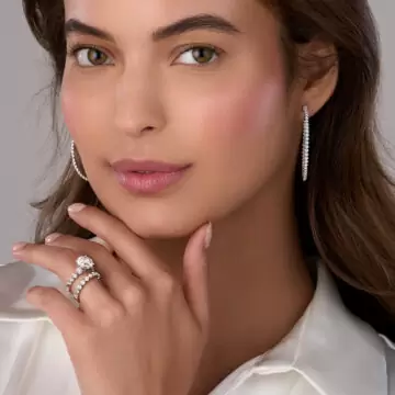 White Gold Stackable Wedding Band 1.0 CT