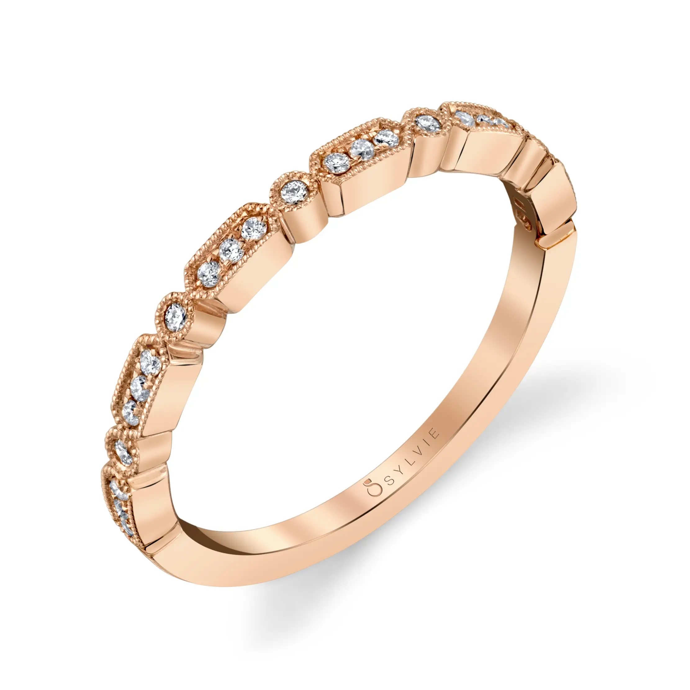 Modern Rose Gold Band