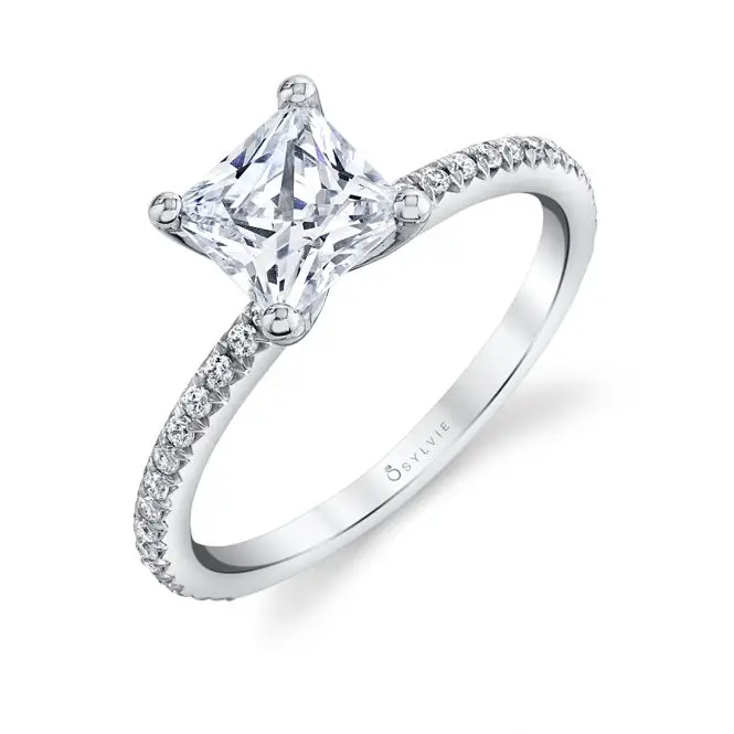 Solitaire Engagement Ring - S1093 - Sylvie