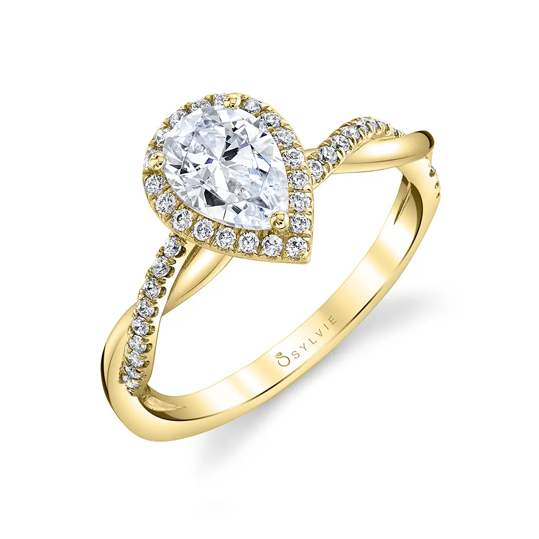 Pear Shaped Engagement Ring