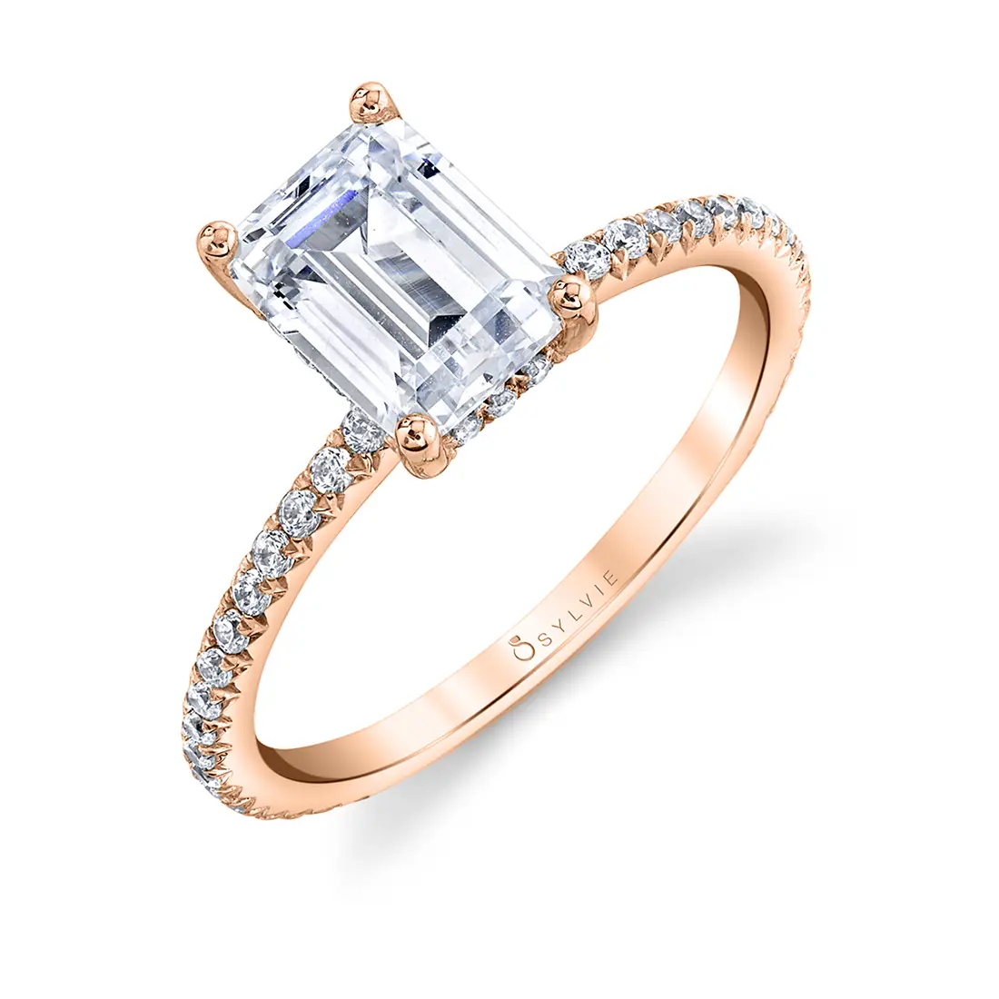 emerald cut engagement ring sylvie 