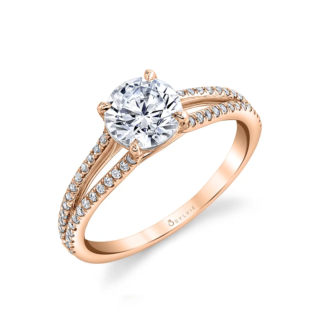 split shank engagement ring sylvie 