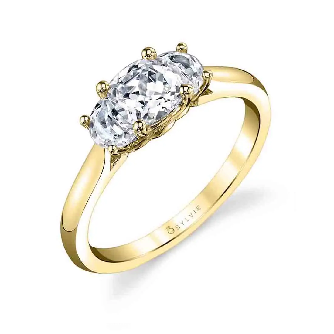 3 stone engagement ring lvie