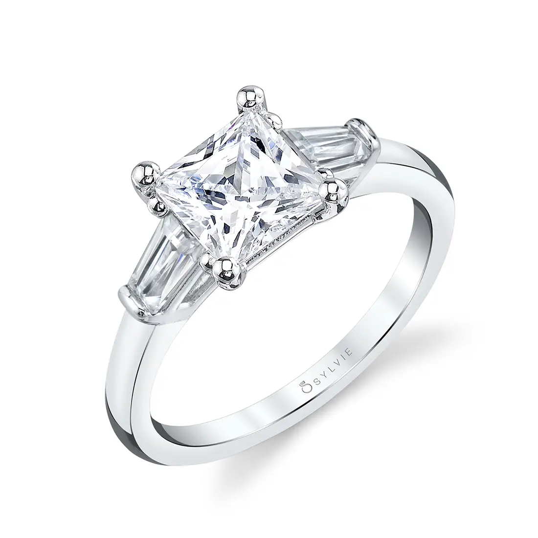 Princess and hotsell baguette diamond ring
