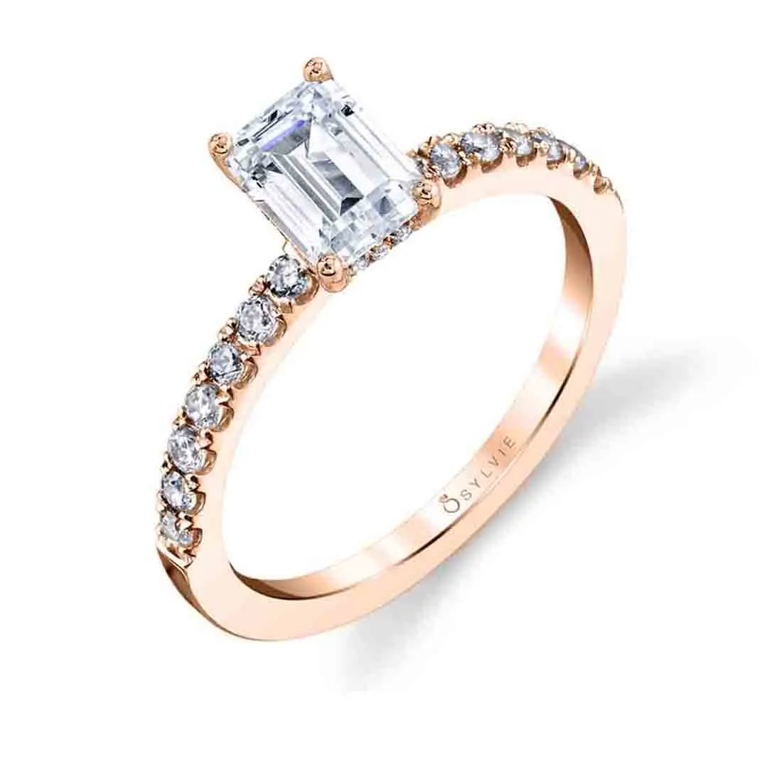 Emerald Cut Engagement Ring-