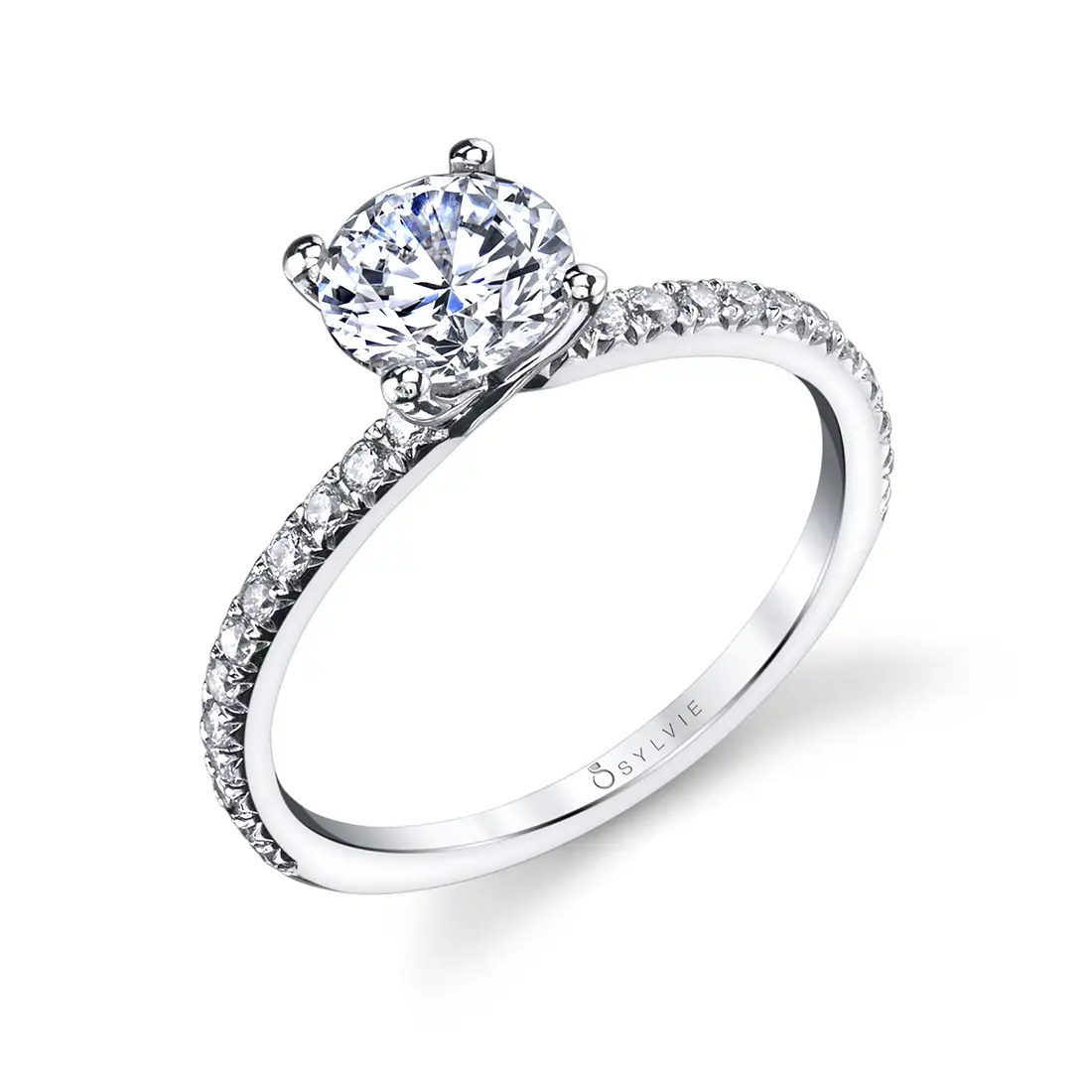 Round Cut Classic Engagement Ring - Benedetta