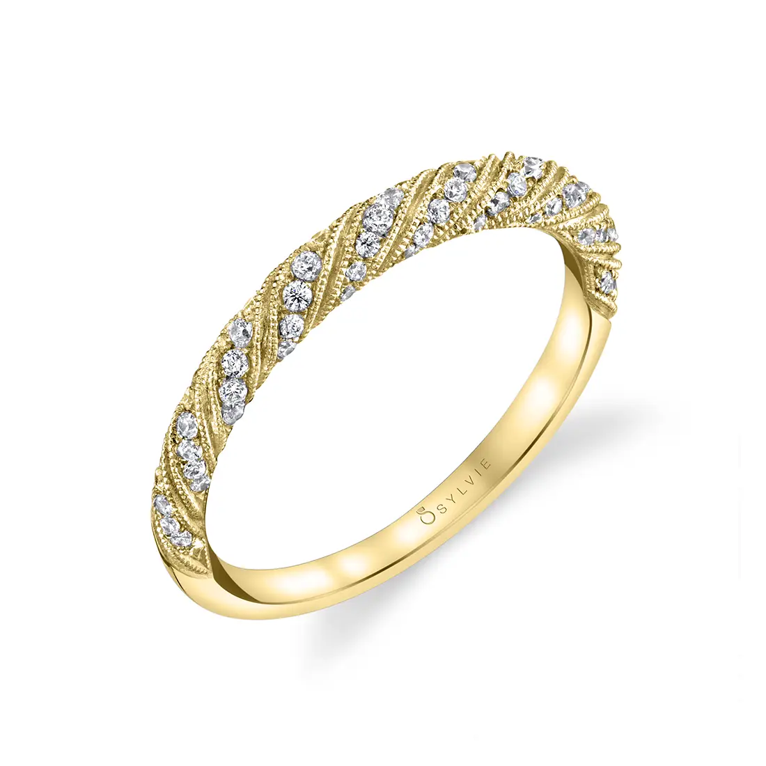 Unique Wedding Band Bella Matching Band Sylvie Jewelry