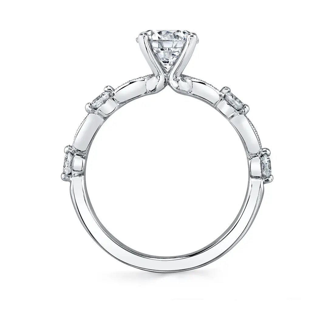 Profile Image of a Antique Style Engagement Ring - Florence