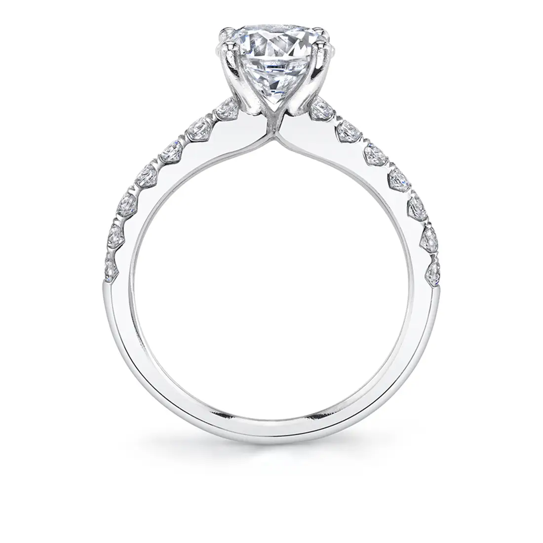 Side View Image of Classic Engagement Ring - Aimee