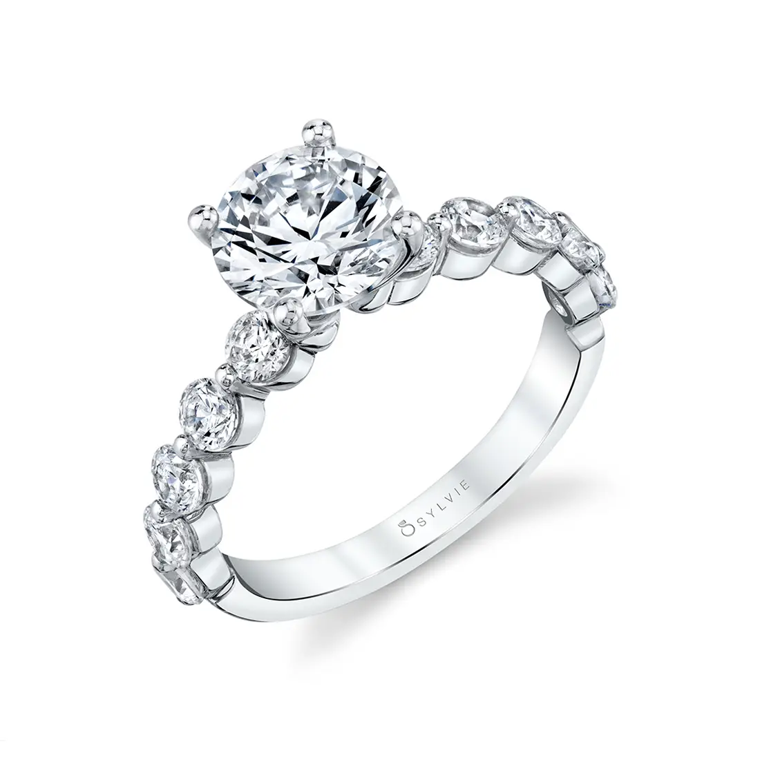 Single Prong Engagement Ring - Karol