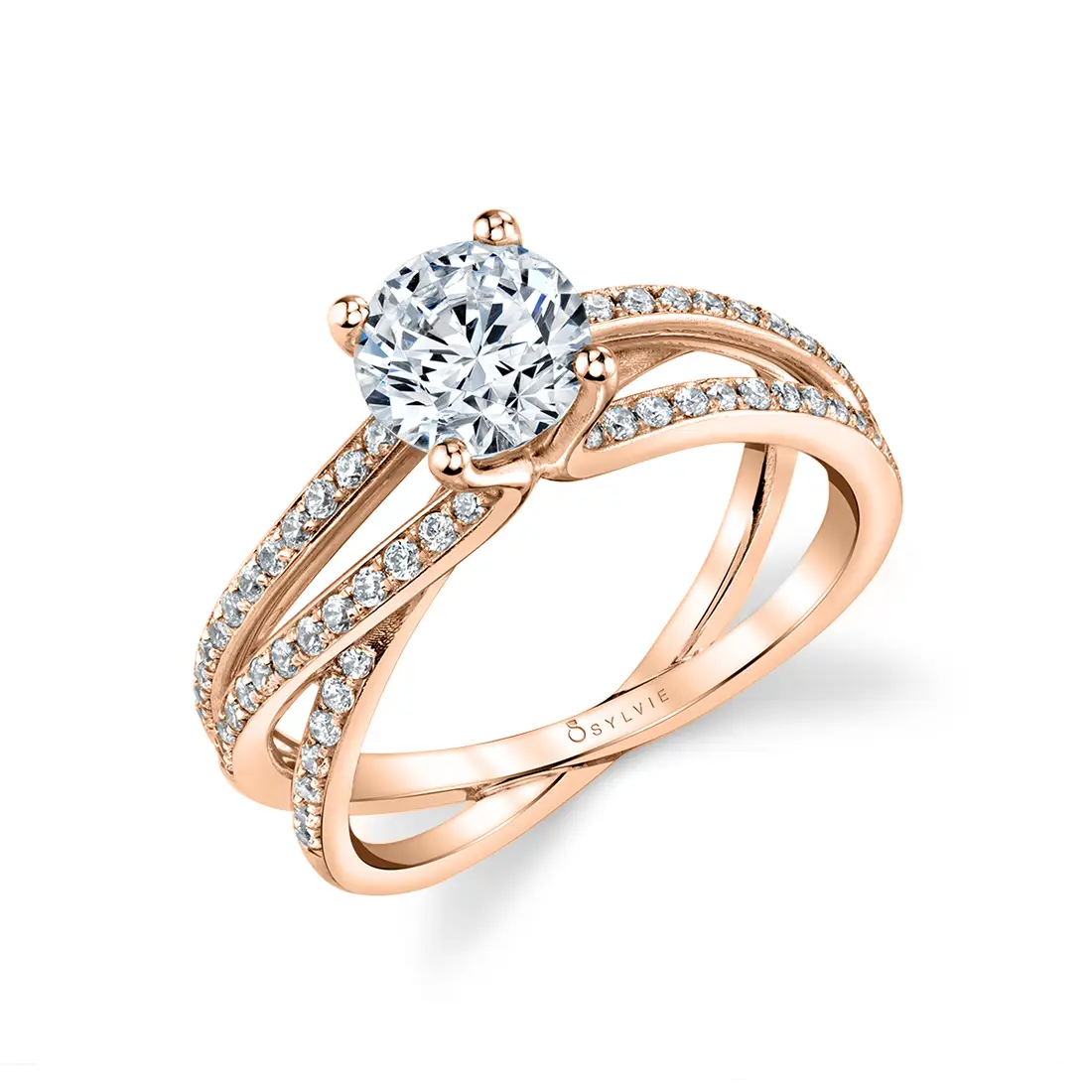 Split Band Engagement Ring - Aleese