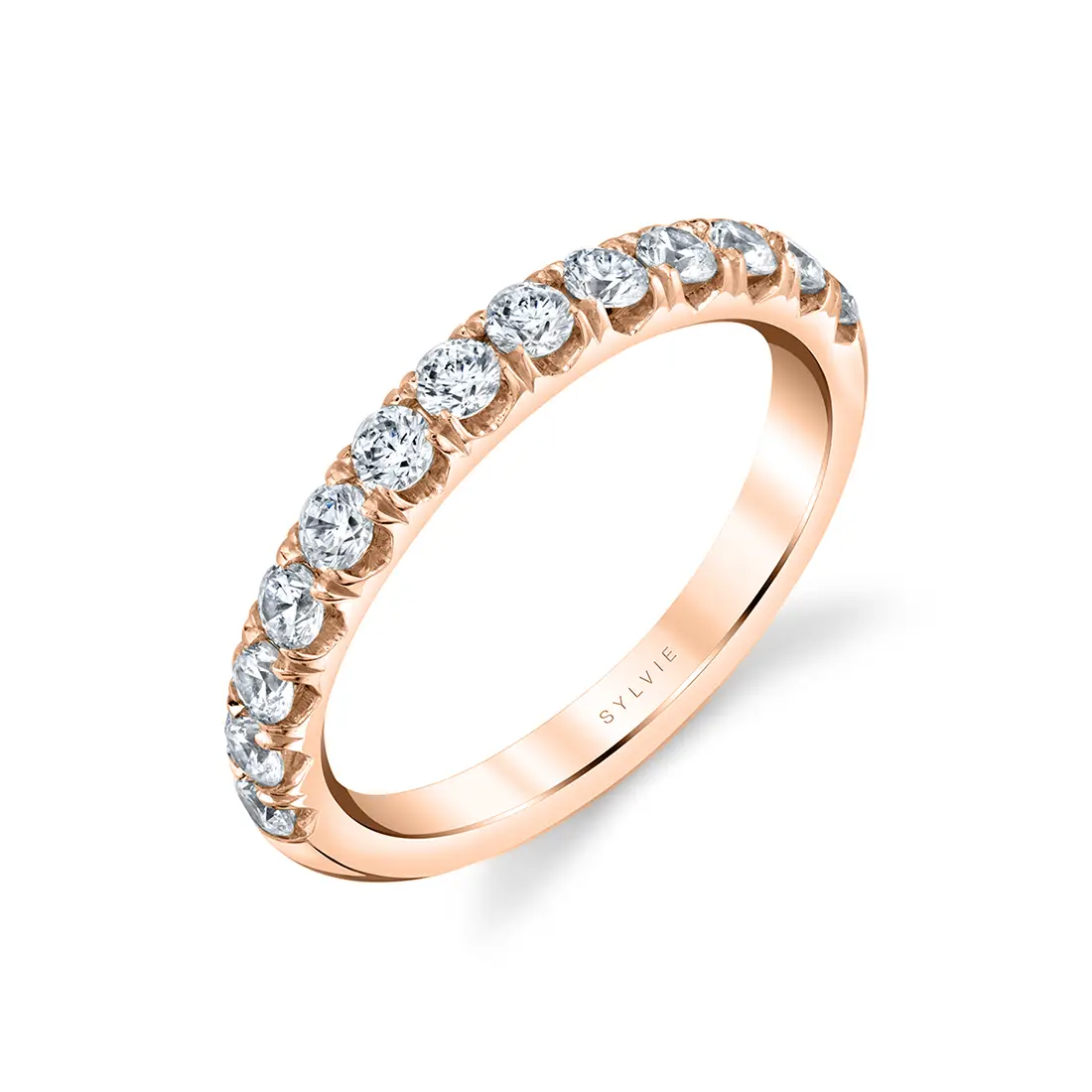 Wide Rose Gold Wedding Band