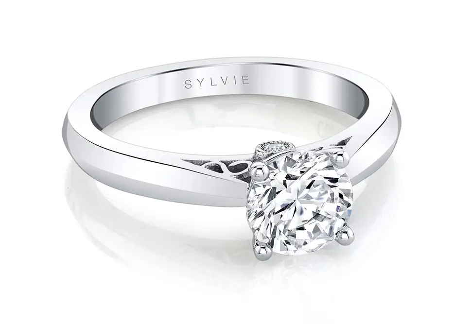 solitaire engagement ring SY904