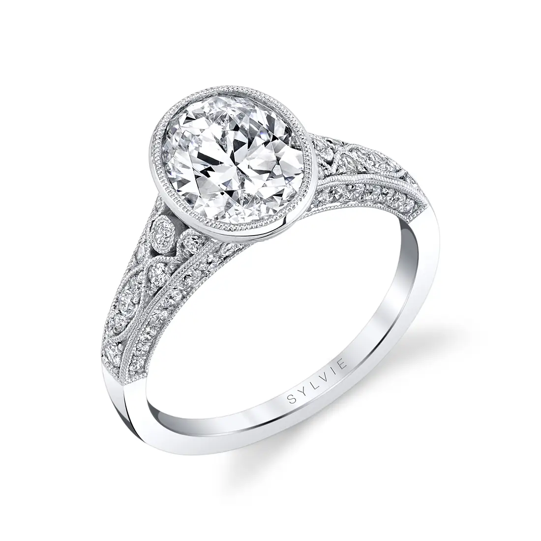 1.25 Carat Bezel Set Ring, Sterling Silver Wedding Ring Women, Round Bezel  Ring, Milgrain Vintage Engagement Ring, Simulated Diamond Ring - Etsy