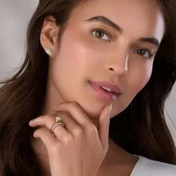 Diamond Cuff Earrings