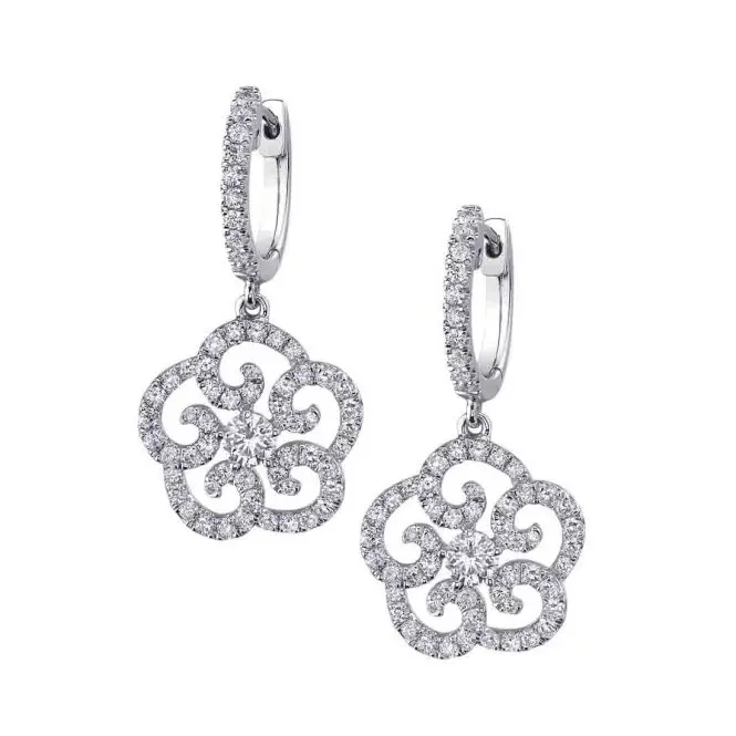 Flower Diamond Earrings