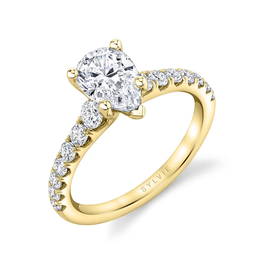 Pear Diamond Setting