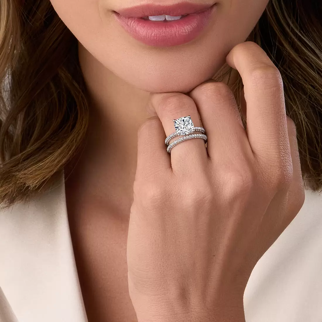 Classic Pave Wedding Band Jayla Sylvie Jewelry